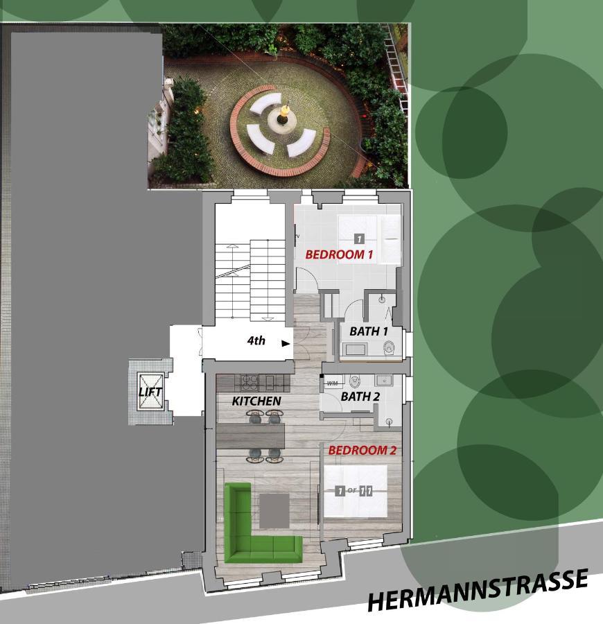 Berlin Style Apartments الغرفة الصورة